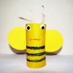 Bee craft projects with toilet paper rolls