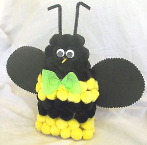 Bumble bee crafts - making a bumble bee (1)